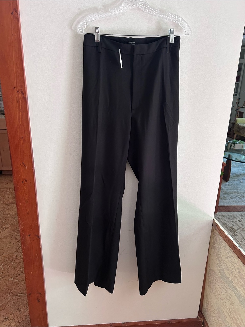 NWT Banana Republic Sculptured Stretch Black Tailored Women's Dress Pants Sz 20 - Picture 3 of 6
